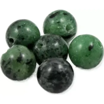 Drahý kámen Korálek anyolit 8mm – 6 ks