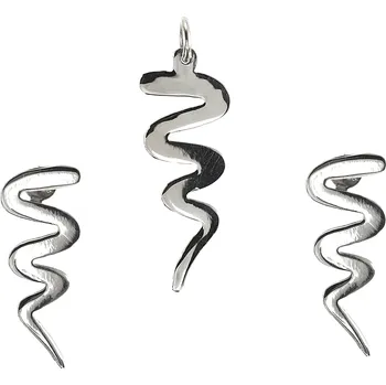 Souprava šperků Stříbrná souprava 925/1000 (vlnky 89)