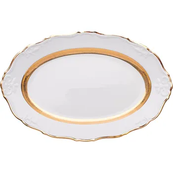 Thun 1794 Marie Louise, mísa oválná, 36 cm, zlato, Thun