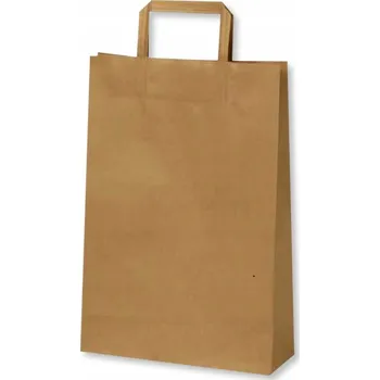 Papírová taška 320x160x340mm hnědá s uchem 200ks Enjoy be Eco