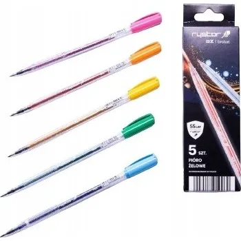 Gelová propiska vícebarevné Rystor