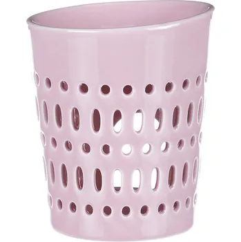 Aroma lampa Autronic Aromalampa - porcelánová, otvory po obvodu, barva růžová