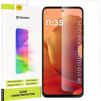 Techsuit Clear Vision Glass pro Motorola Moto G15 G15 Power průhledný