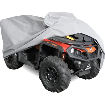 Moto bunda Obal na čtyřkolku velikosti L 200-225 cm, ochranná plachta s UV ochranou, Classic šedá