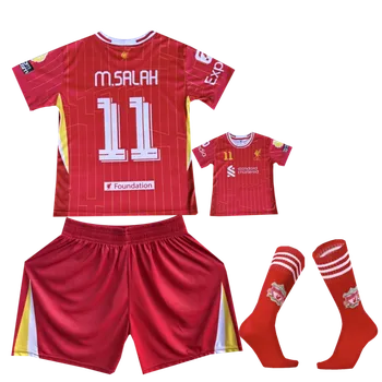 Míčový sport Numberoplus Premium dětský fotbalový dres + fotbalové ponožky Liverpool FC 30724 - Mohamed Salah 11 Velikost: 16 let (vel.166-172)