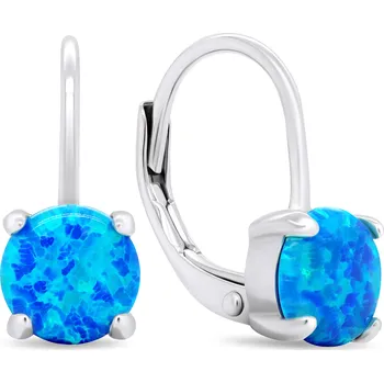 Náušnice Brilio Silver Okouzlující stříbrné náušnice se syntetickými opály EA370WB + 2 měsíce na vrácení zboží