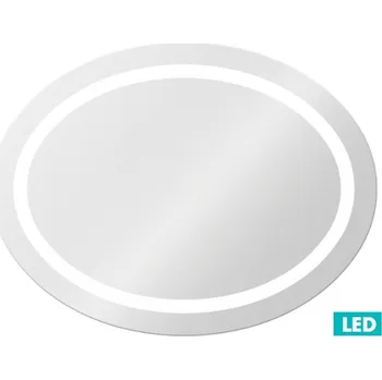 Zrcadlo Naturel Zrcadlo s LED osvětlením Iluxit 65x85 cm ZIL8565OVLEDBV