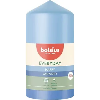 Svíčka Válcová vonná svíčka | Bolsius EVERYDAY | ~30 hodin | Svěží Prádlo