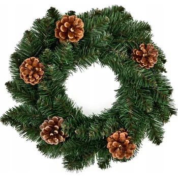 Vánoční dekorace Vánoční dekorace věnec se šiškami