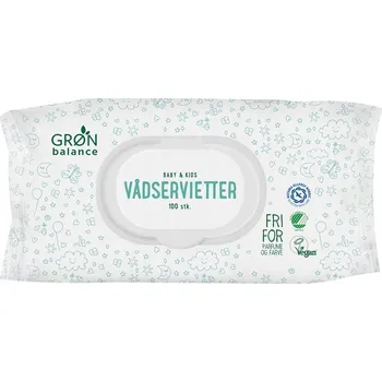 Hygienický ubrousek Cestovní VLHČENÉ UBROUSKY pro děti ECO 100 ks - GRON BALANCE