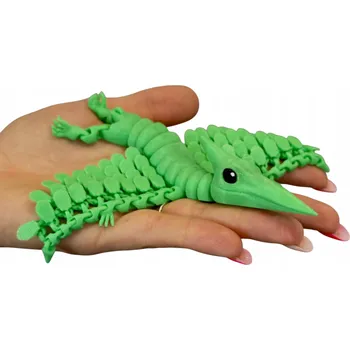 Figurka Pterodaktyl kloubový 3D, pohyblivá figurka, 3D tisk, dekorativní gadget