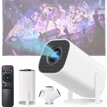 Projektor PŘENOSNÝ MINI PROJEKTOR Android 12 WiFi PROJEKTOR 180° FULL HD Bluetooth