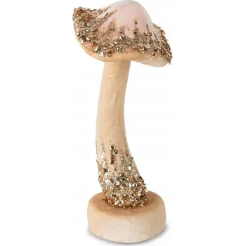 Vánoční dekorace VÁNOČNÍ DEKORACE 2 KS K DEKORACI NA STROMEČEK 332B 9x9x21 RŮŽOVÁ