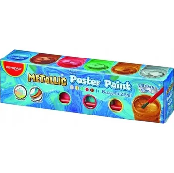 Výtvarná barva Plakátové barvy Keyroad 6 ks x 22 ml