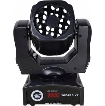 Světelný efekt OTOČNÁ HLAVA LED SVĚTLO SCÉNICKÉ LIGHT4ME WIZARD v2 6x10W RGBW