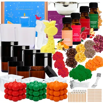 Výroba svíčky Sada na výrobu svíček 68W XXL DIY MEGA sada pro výrobu sójových svíček Dárek