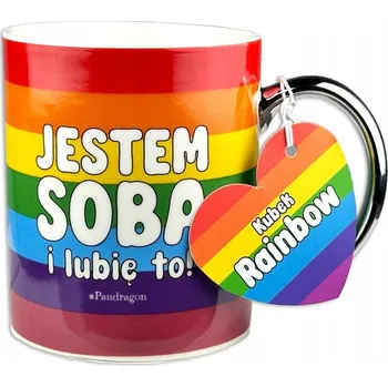 HRNEK RAINBOW JSEM SÁM SEBOU A MÁM TO RÁD LGBT RAINBOW FLAG BUĎ HRDÝ ODVÁŽNÝ