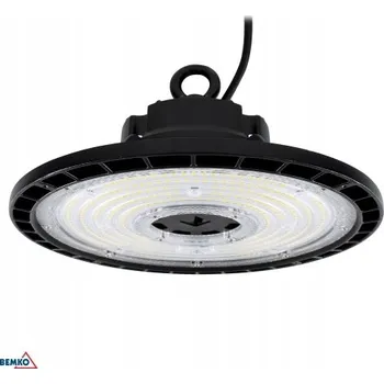 Závěsné svítidlo Bemko 100 W s integrovaným LED zdrojem 27 cm, černé