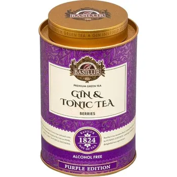 Horký nápoj Gin & Tonic Tea Berries (BASILUR - plech 75g)