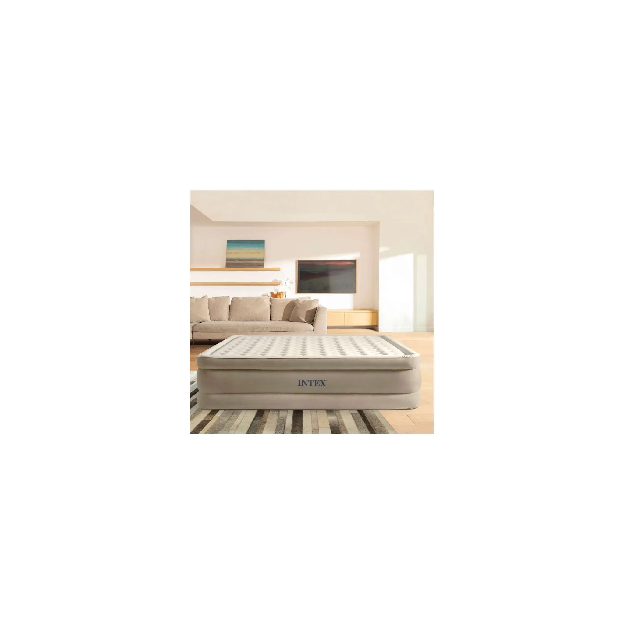 Fotografie 5 - Nafukovací matrace Intex Queen Ultra Plush 64428ND