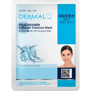Pleťová maska Dermal Korea Hyaluronate Collagen Essence Mask - Esenční kolagenová maska s kyselinou hyaluronovou | 23g