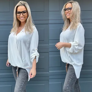 Prodloužená tunika s gumou AILA Barva: Černá