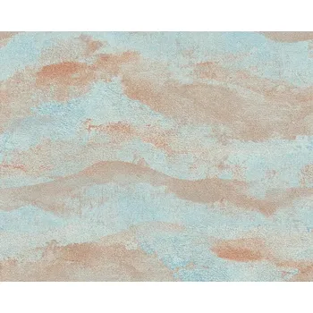 Tapeta Vliesová tapeta abstraktní vlnky ve světle modré a krémové barvě 786565 / tapety na zeď 78656-5 Hot Spots (0,53 x 10,05 m) A.S.Création