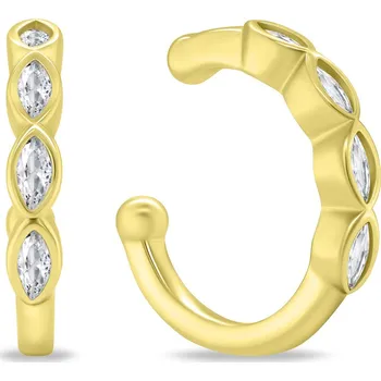 Náušnice Brilio Silver Elegantní pozlacené záušnice se zirkony EA782Y + 2 měsíce na vrácení zboží