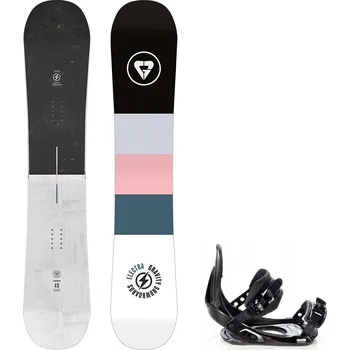 Snowboarding Gravity snowboards Snowboard komplet Gravity Electra 24/25 + vázání Croxer MP180 Velikost: 159 cm, Velikost vázání: S