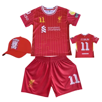 Fotbal Numberoplus Premium dětský fotbalový dres + fotbalová kšiltovka Liverpool FC 30721 - Mohamed Salah 11 Velikost: 13 let (vel.152)