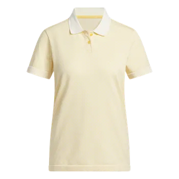Dámské oblečení Adidas Ultimate365 Tour PRIMEKNIT Polo Shirt XS, Ivory, dámské