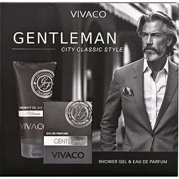 Kosmetická sada Dárková sada Gentleman Black parfémová voda+sprchový gel