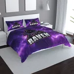 Sablio Povlečení FORTNITE RAVEN Fialová bouře Varianta: 70x90/140x200cm