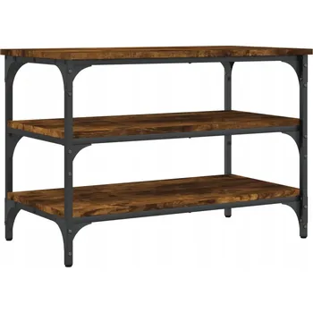 Botník VidaXL Botník 70 x 49 x 38,5 cm Halifax dub černý