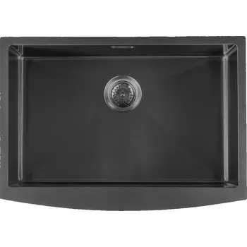 Nerezový dřez Sapho AMERICAN polozápustný nerezový dřez 70x50cm, gun metal