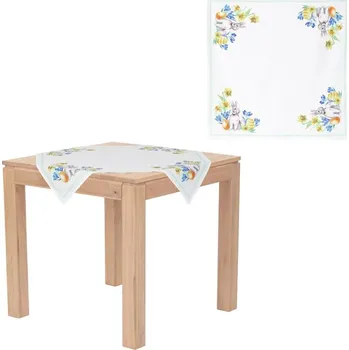 ubrus Autronic Ubrus, velikonoční motiv, 80x80cm, 100% polyester., sada 2 ks