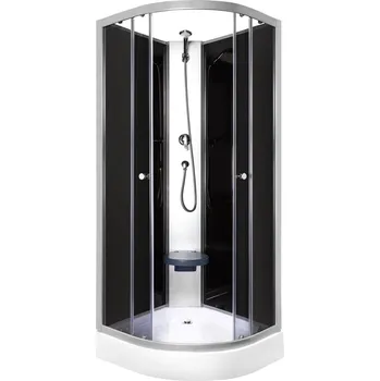 Sprchový kout Kerra Evora s dvoukřídlými posuvnými dveřmi 80 x 80 cm