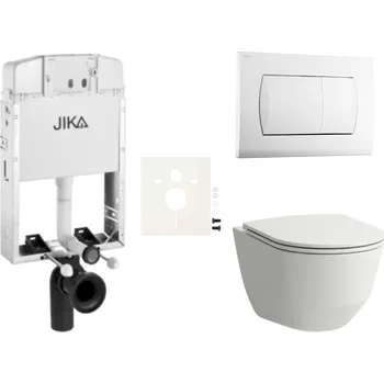 Laufen Cenově zvýhodněný závěsný WC set Jika k zazdění + WC SIKOJL1