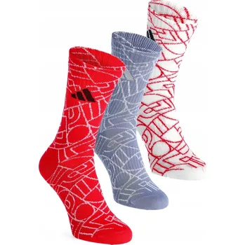 Dámské ponožky Ponožky adidas Team PL AOP JX1368 sada 3 párů vel. XL