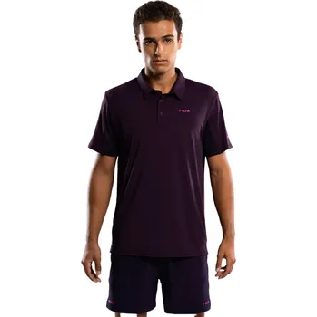 Pánské tričko Pánské tričko NOX Men Pro Deep Purple Polo T-Shirt XL