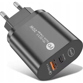 SÍŤOVÁ NABÍJEČKA USB TYPU C S RYCHLÝM NABÍJENÍM QUICK CHARGE QC 3.0