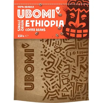 Káva Ubomi Ethiopia 100% RFA zrnková káva