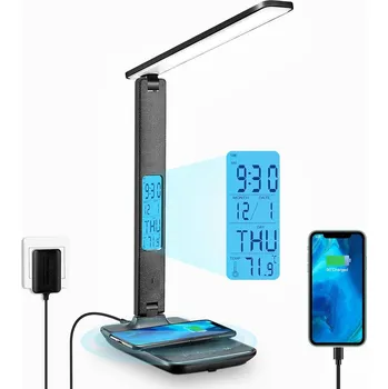 Lampička LED STOLNÍ LAMPA ELEGANTNÍ STMÍVATELNÁ 5 BAREV DOTYKOVÁ INDUKCE 18W