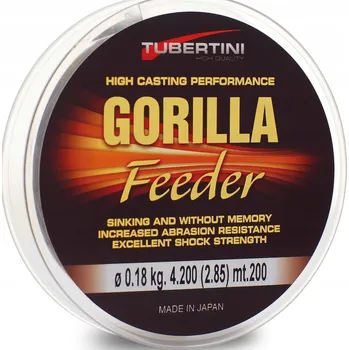 Tubertini Gorilla Feeder Feeder Vlasec 0,22mm 200m