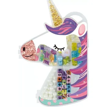 Dětské navlékací korálky Lena Navlékací korálky plastové Jednorožec