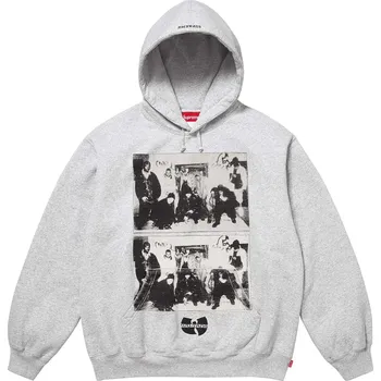 Pánská mikina Supreme Wu-Tang Clan Hooded Sweatshirt Heather Grey Velikost: M