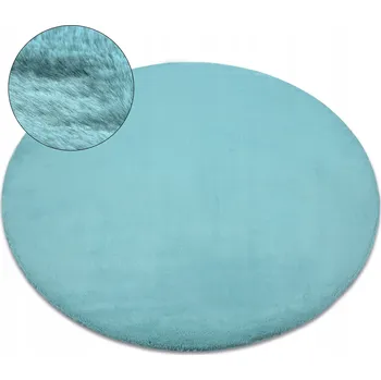 Koberec KOBEREC BUNNY kulatý 100 cm RABBIT SOFT tyrkysový #C092