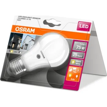 Žárovka LED žárovka Osram E27 se světelným senzorem, 75W
