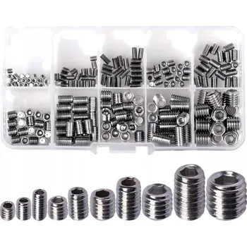 Šroub Nerezový stavěcí šroub bez hlavy 200 ks