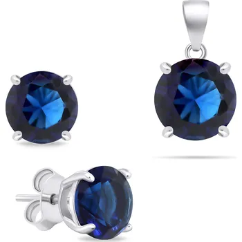 Souprava šperků Brilio Silver Originální stříbrný set šperků se zirkony SET232WB (náušnice, přívěsek) + 2 měsíce na vrácení zboží